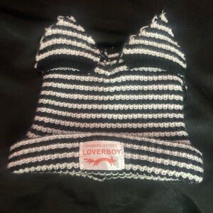 Charles Jeffrey LOVERBOY Striped Knit Hat
